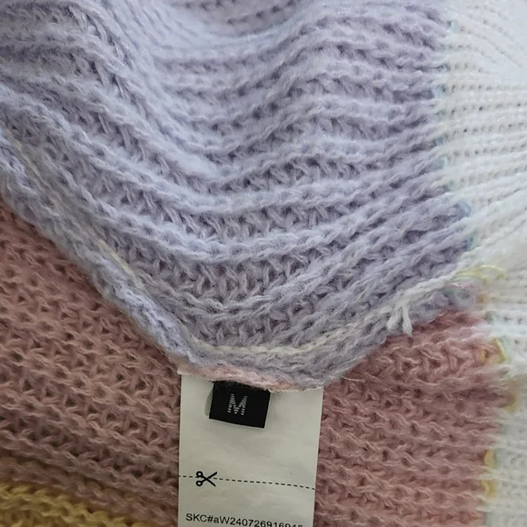 & Other Stories Pastel Striped Cardigan - Picture 6 of 8